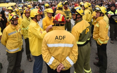 Les ADF de la comarca estan preparades per la campanya de prevenció de risc d'incendi forestal/ Roger Benet