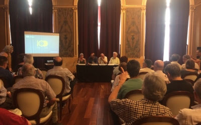 Moment de la presentació del cicle "Sabadell i la gran guerra" | Helena Molist