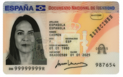 Exemple de Document Nacional d'Identitat | DGP