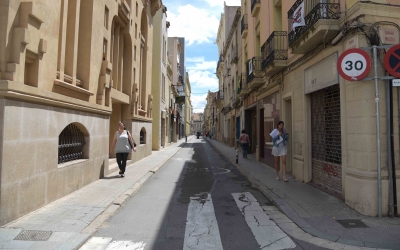 El carrer Sant Pere actualment | Roger Benet