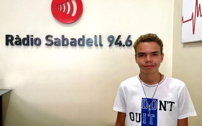 Jordi Vega a les instal·lacions de Ràdio Sabadell | Adrián Arroyo
