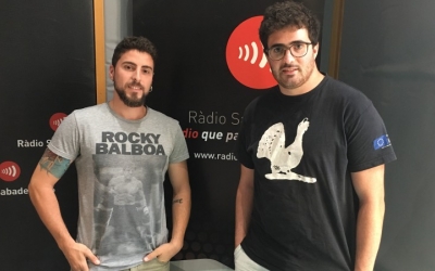Bernat Sust i Daniel Marcos, a l'estudi de Ràdio Sabadell | Marc Pijuan