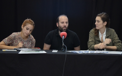 D'esquerra a dreta, Alba Collado, Albert González i Mireia Vila | Roger Benet