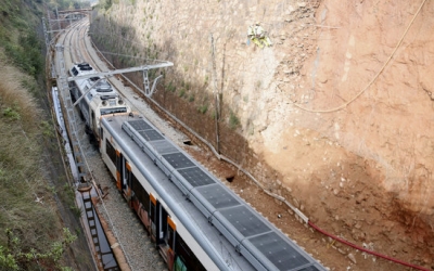 Retirada dels vagons del tren descarrilat a Vacarisses, el 22 de novembre | ACN