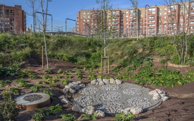 Les noves zones verdes de la plaça d'Espanya | Roger Benet