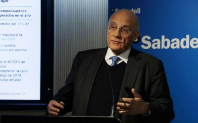 Josep Oliu, president del Banc Sabadell | ACN