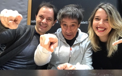 Elías García, Josep Alavedra i Raquel García durant la secció l'Alegria de Viure| Pau Duran 