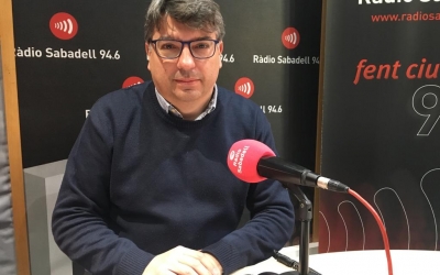 Xavi Martínez a Ràdio Sabadell | Mireia Sans