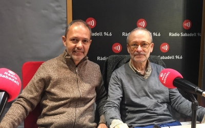 Pau Avellaneda i Manel Larrosa avui a Ràdio Sabadell | Mireia Sans