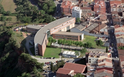 Imatge aèrea del Campus de la UAB a Sabadell | Cedida