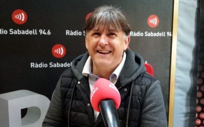 Jordi Grané, als estudis de Ràdio Sabadell/ Pau Duran