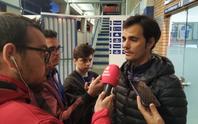 Bruno Batlle ha comparegut davant els mitjans després de la derrota | Sergi Garcés