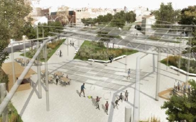 Simulació del projecte "Teixint els barris" | Cedida
