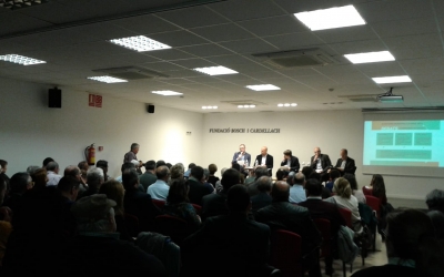 La Fundació Bosch i Cardellach, plena de gom a gom en el debat econòmic del cicle "9 compromisos per Sabadell" | Marc Serrano i Òssul