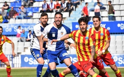 Pajarero, en el darrer partit contra el Lleida Esportiu | Críspulo Díaz