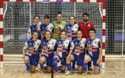 Moltes de les cares de la plantilla del Futbol Sala Sabadell femení repetiran la temporada que ve. | FCF