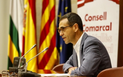 Ignasi Giménez durant el ple d'investidura a Sabadell | Consell Comarcal