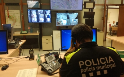 L'actual sala on treballen els agents |Ajuntament de Sabadell