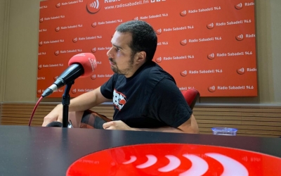 Ferran, als estudis de Ràdio Sabadell | Adrián Arroyo