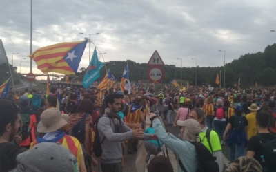 La Marxa de la Llibertat arribant a Barcelona | Eva Rosell