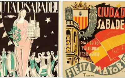 El cartell de l'any 1936 i el de l'any 1939 | Cedida