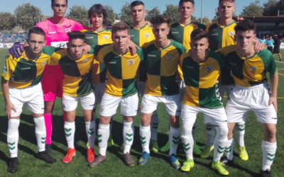 L'onze inicial del juvenil del Sabadell en la seva visita a Llagostera | Futbol Base CES