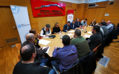 Reunió al Consell Comarcal amb administracions i sindicats | Cedida