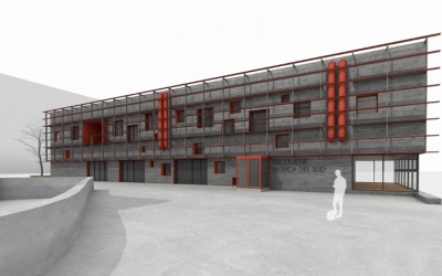 Imatge de l'exterior del nou edifici/ Ajuntament de Sabadell