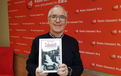 Jaume Barberà amb "Descobrint Sabadell" a l'estudi 1 | Raquel Garcia