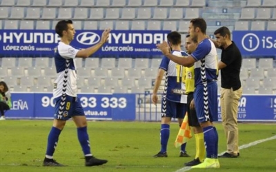 L'últim partit de Boris Garrós en lliga va ser contra l'Olot (jornada 7) | Críspulo Díaz