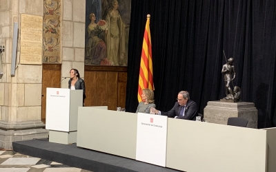 L'alcaldessa de Sabadell Marta Farrés, a l'acte de cloenda | Ajuntament de Sabadell