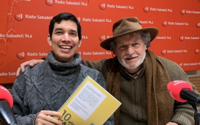 Dimitri Defranc i Hugo Colacho, a Ràdio Sabadell/ Mireia Sans