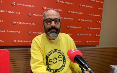 Ramon Font, a Ràdio Sabadell/ Mireia Sans
