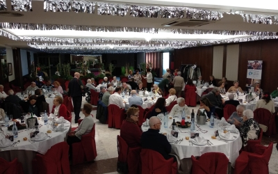 El dinar de Nadal s'ha celebrat a l'Hotel Urpí | Helena Molist