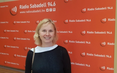 Judith Díaz explica que necessiten 40 voluntaris a Sabadell | Raquel Garcia