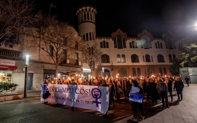 Imatge d'una de les manifestacions de rebuig a la violació múltiple de Sabadell | Roger Benet