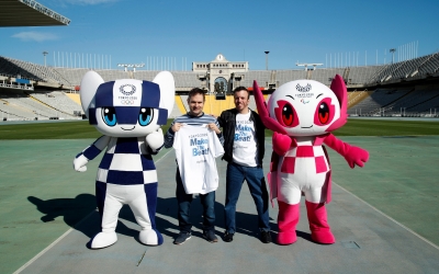 Morales ja coneix les mascotes dels Jocs | Comitè Paralímpic Espanyol