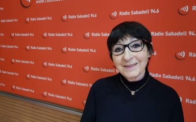 Mirna Lacambra, presidenta dels Amics de l'Òpera a Ràdio Sabadell | Arxiu