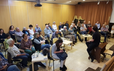 Una sessió dels Cafès Científics del 2018/ Taulí