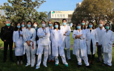 Equip de la Unitat Funcional de Càncer d'Ovari del Taulí/ Cedida Hospital de Sabadell