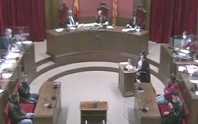 Sala de l'Audiència de Barcelona on es fa el judici/ ACN