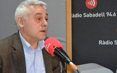 Toni Font als estudis de Ràdio Sabadell | Arxiu