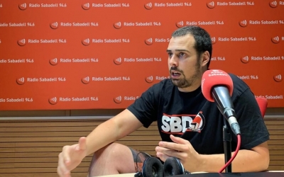 Ferran, en una entrevista a Ràdio Sabadell | Adrián Arroyo