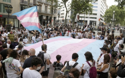 Concentració del col·lectiu trans a Barcelona | ACN