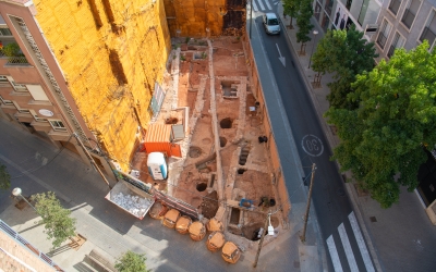 Excavació del carrer Salut/ Roger Benet