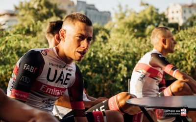 David de la Cruz ve de singar un cinquè lloc a la Vuelta a Burgos | Team Emirates