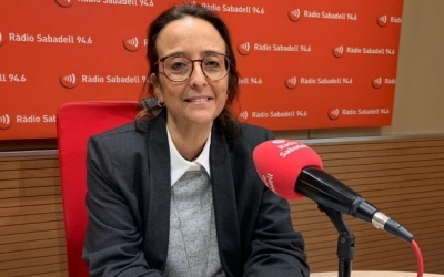 La presidenta de CIESC, Alícia Bosch, a Ràdio Sabadell | Arxiu