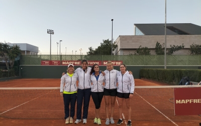 Equip femení del Tennis Sabadell avui a Múrcia | Cedida