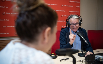 Carlos Fuentes durant l'entrevista a Ràdio Sabadell | Roger Benet