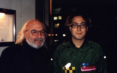 Josep Maria Francino amb Sean Lennon, fill de John Lennon | Cedida